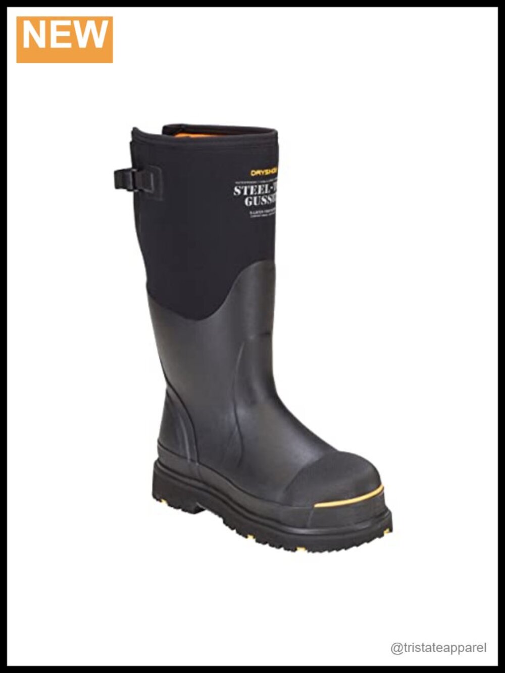 Men's Waterproof Steel Toe Work Safety Boots Slip Resistant